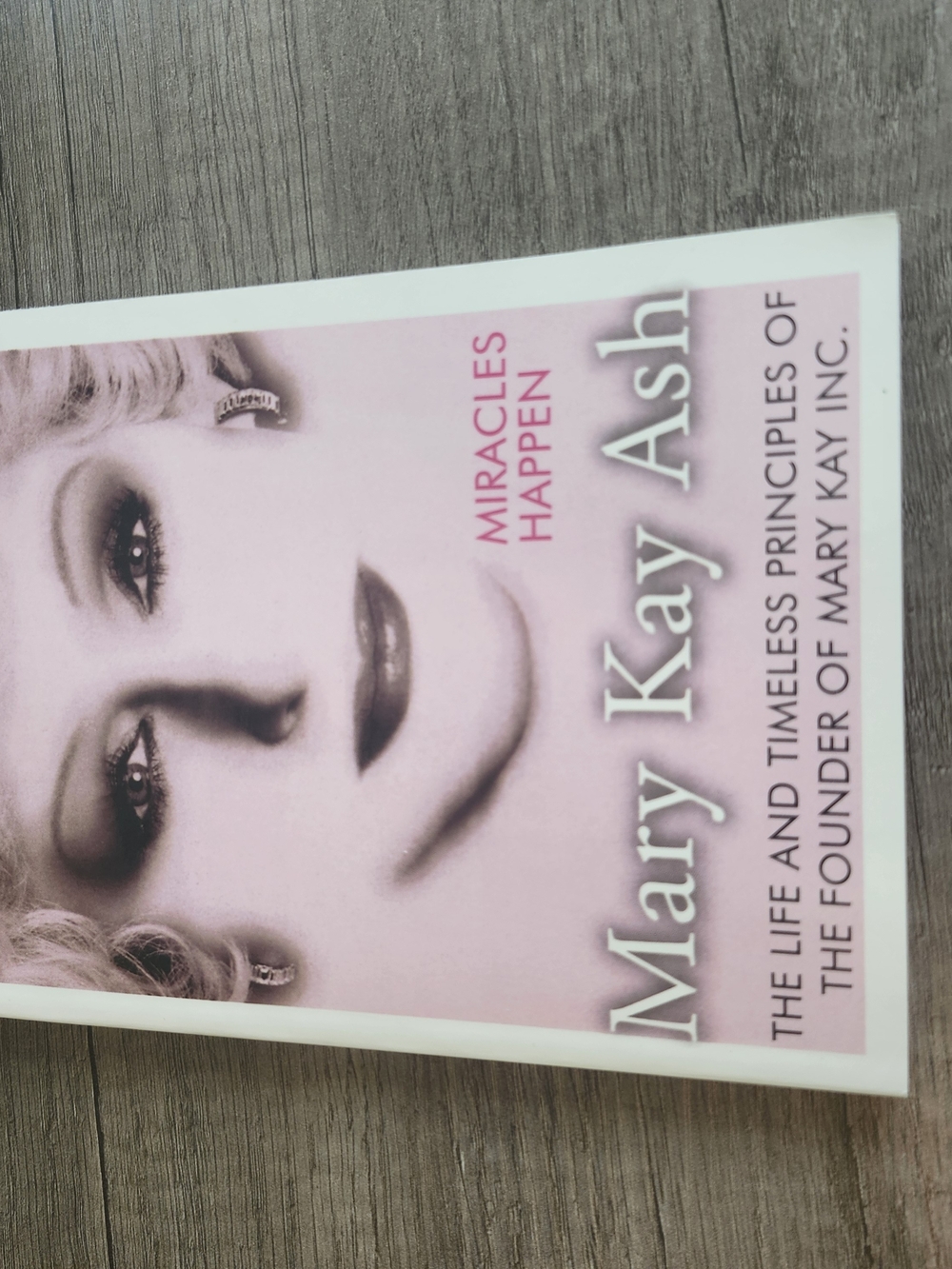 Mary Kay Pink Inspirational Paperback Featuring Mary Kay Ash